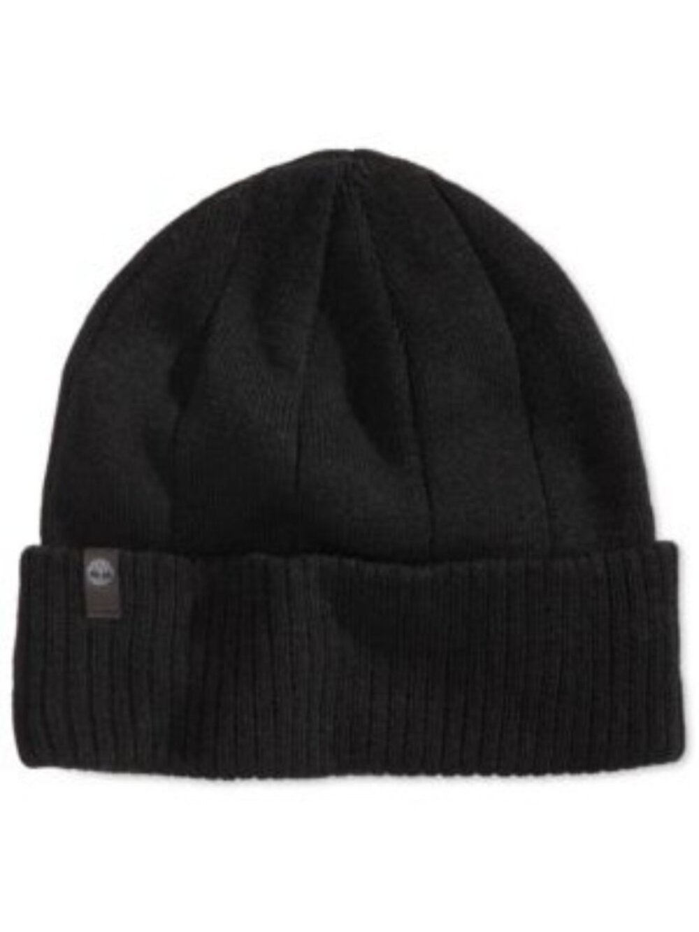 Timberland Mens Ribbed Watch Fitted Winter Beanie Hat Cap Black Size OS NWT